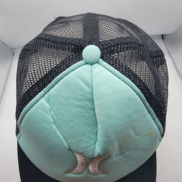 Hurley Youth Blue Black Trucker Hat Cap Adjustable Casual Outdoors Comfort - Picture 5 of 9